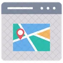 Online Map Map Pin Icon