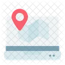 Online Map Maps Compass Icon