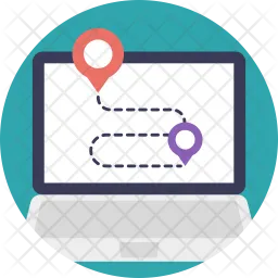 Online Map  Icon