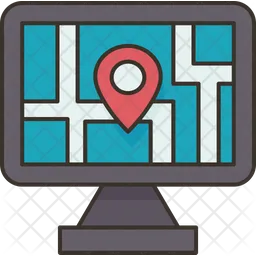 Online Map  Icon