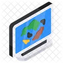 Online Map Online Gps Online Location Icon