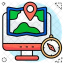 Online Map Online Location Direction Icon