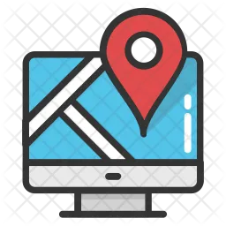 Online Map Service  Icon