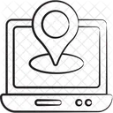 Online Navigation Online Gps Online Tracking Icon