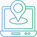 Online Navigation Online Gps Online Tracking Icon