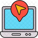 Online Navigation Online Gps Online Tracking Icon