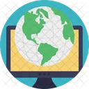 Online Maps Globe Icon