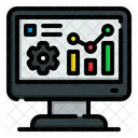 Online Market Analysis  Icon