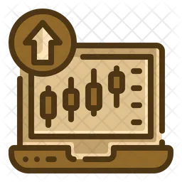 Online Market Growth  Icon