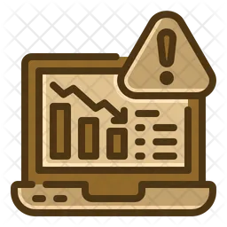 Online Market Loss  Icon