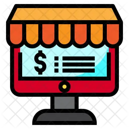 Online Market Store  Icon