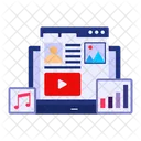 Online Webpage Marketing Icon