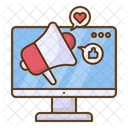 Online Marketing Promotion Love Icon