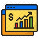 Graph Money Analytics Icon