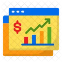 Graph Money Analytics Icon