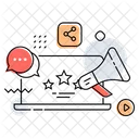 Online marketing  Icon