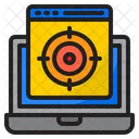 Online Marketing Target Target Computer Icon