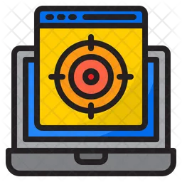 Online Marketing Target  Icon