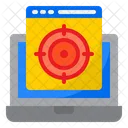 Online Marketing Target Target Computer Icon