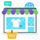 Ecommerce Online Marketplace Online Store Icon