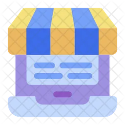 Online-Markt  Symbol