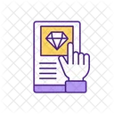 Online Marriage Diamond Dating Diamond Icon
