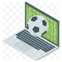 Online Match Sports Live Broadcasting Icon