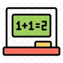 Online Math Class Education Learning Icon