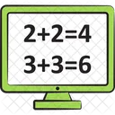 Online Math Math Education Icon