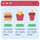 Online Meal  Icon