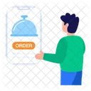 Online Meal Order  Symbol