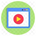 Online Medien Online Video Video Streaming Symbol