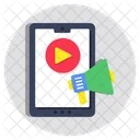 Online Media Online Video Video Streaming Icon