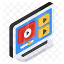 Online Media Online Video Video Streaming Icon