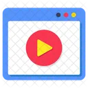 Online Media Online Video Video Streaming Icon