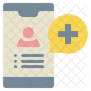 Mobile Health Care Icon