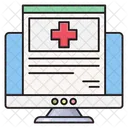 Online Medical Report Icon