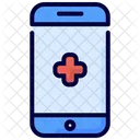 Mobile Health Online Medical Services Icon