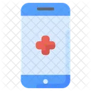 Mobile Health Online Medical Services Icon