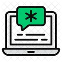 Online Medical Chat Medical Help Customer Support Icon