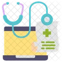 Online Medical Diagnosis Icon