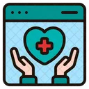 Online Medical Healthcare Medical Online Activity Icon