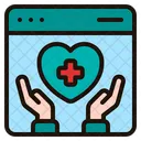 Online Medical Healthcare Medical Online Activity Icon