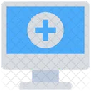 Medical Online Computer Icon