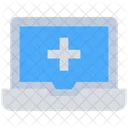 Medical Online Laptop Icon