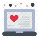Laptop Medical Online Icon