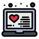 Laptop Medical Online Icon