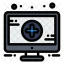 Medical Monitor Sign Icon