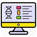 Online Medical Report Biology Genetic Test Icon
