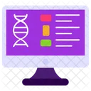 Online Medical Report Biology Genetic Test Icon